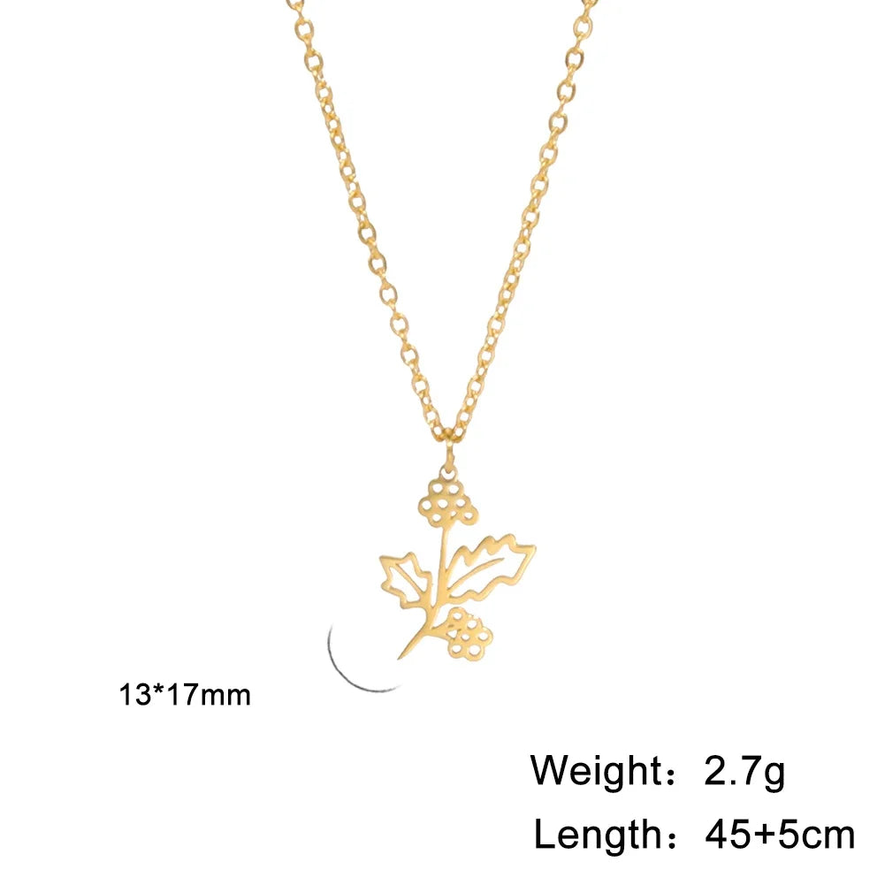 Collier - Différente type de fleur
