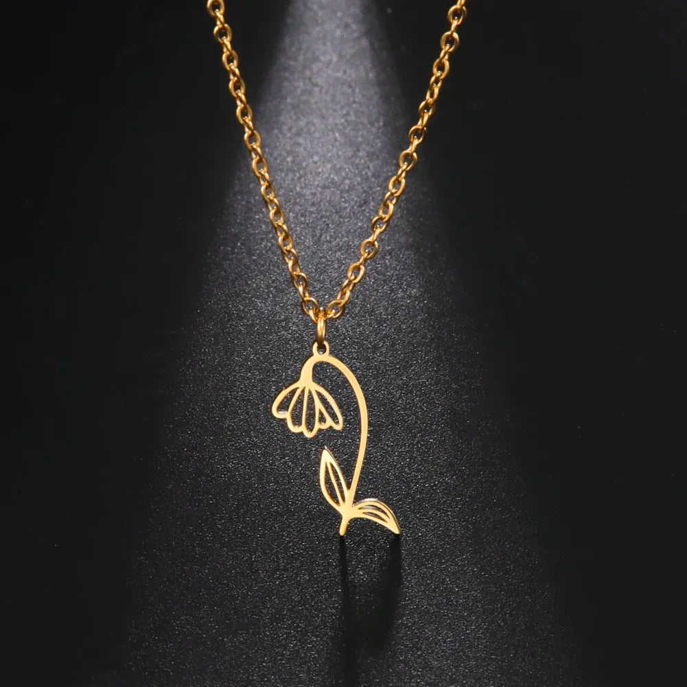 Collier - Différente type de fleur