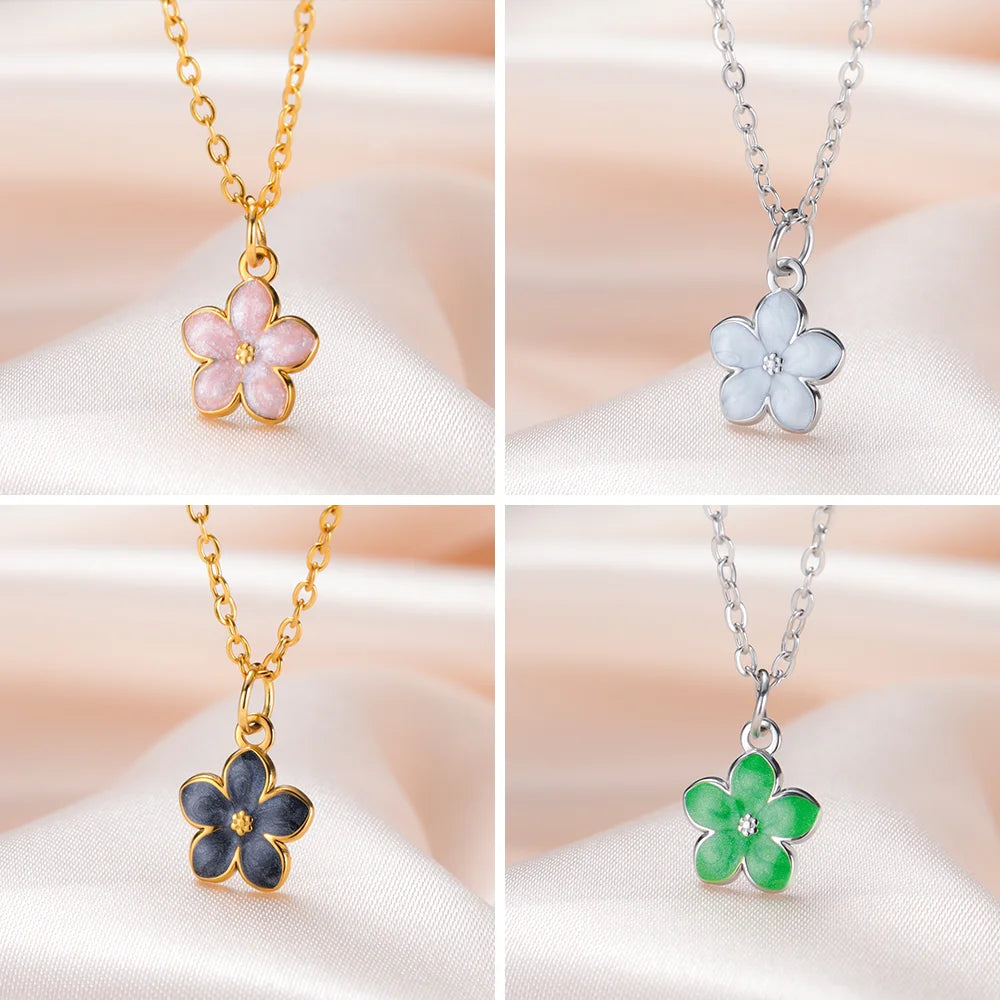 Collier - Avec fleur