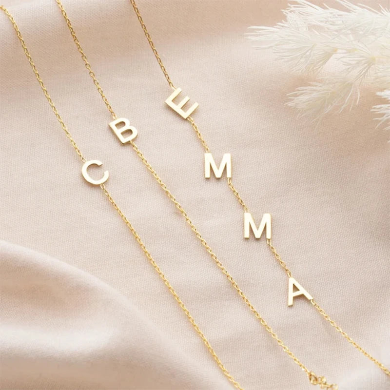 Bracelets personnalisés au nom des lettres A-Z pour femmes