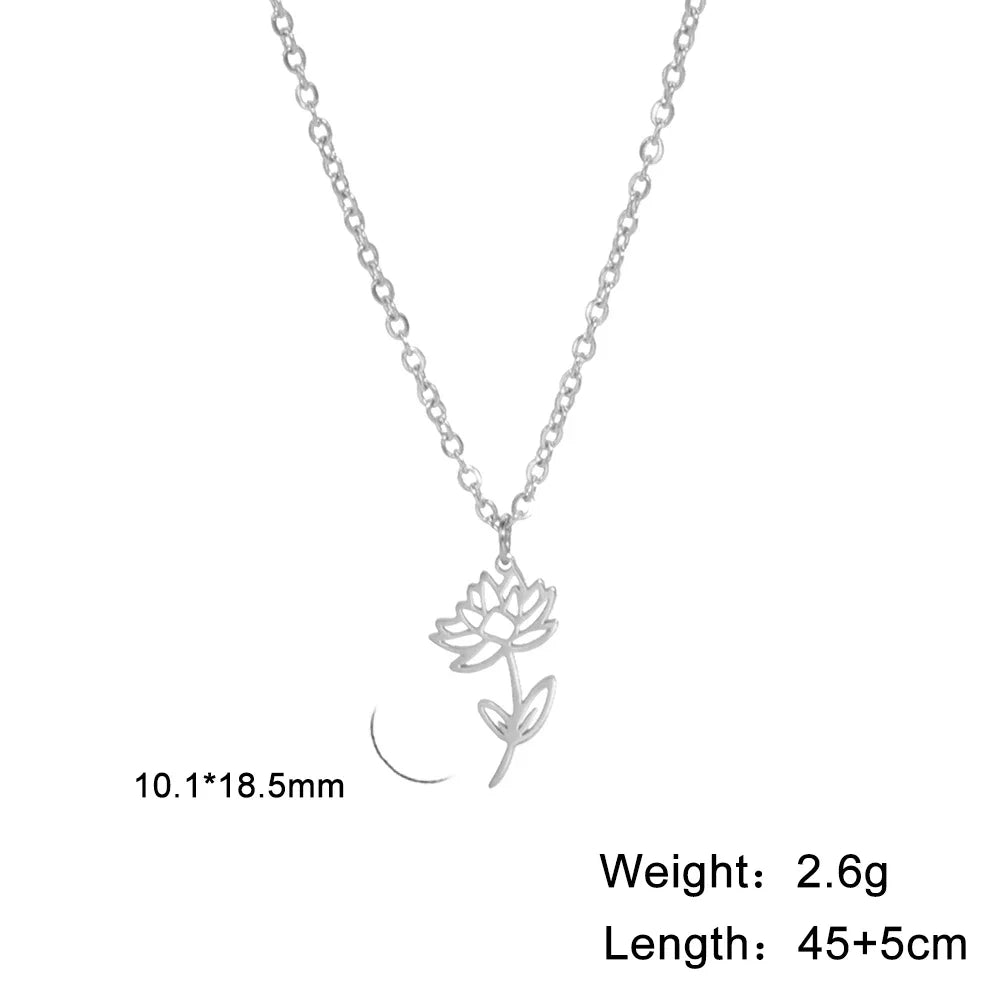 Collier - Différente type de fleur