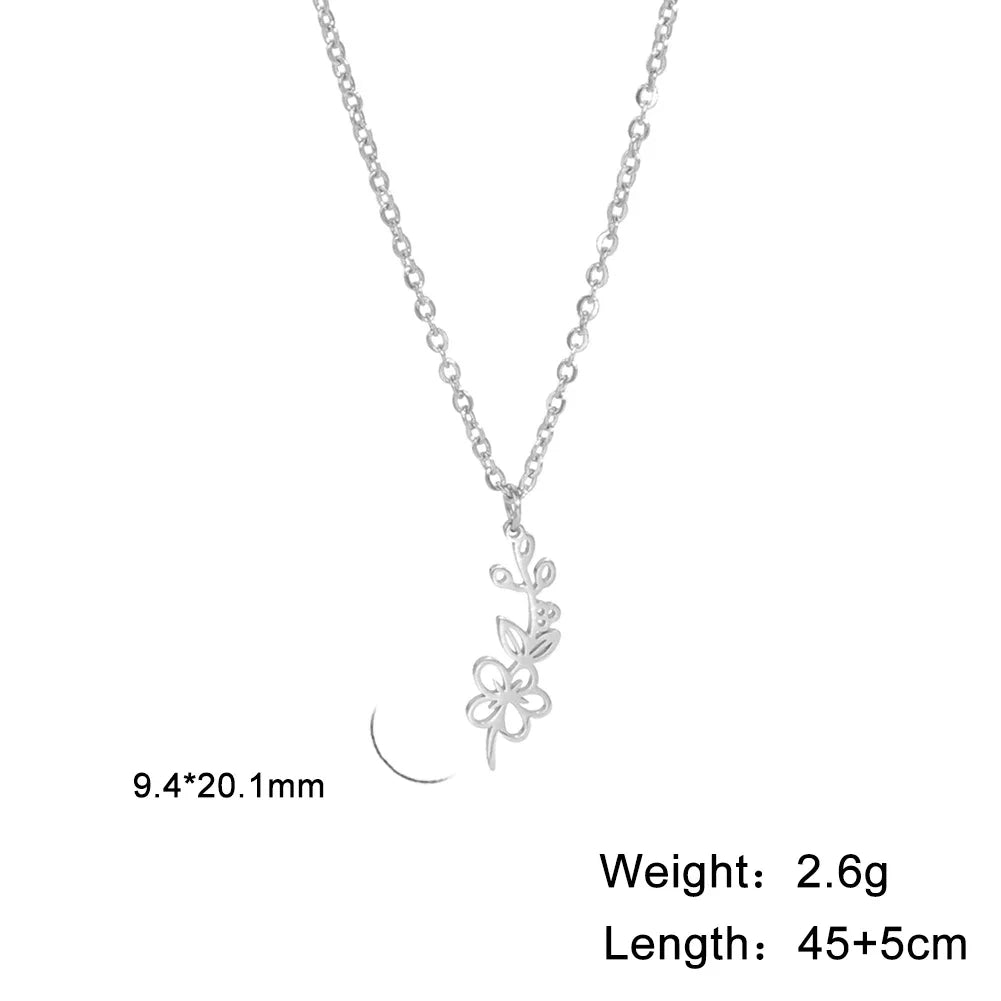 Collier - Différente type de fleur
